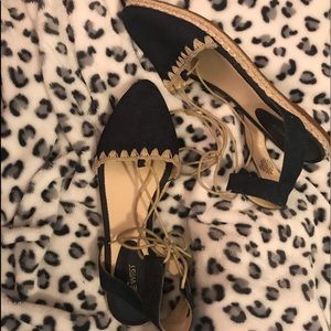 Blue with Beige trimming Sandals